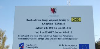 Rusza przebudowa drogi wojewódzkiej nr 240 Świecie-Tuchola
