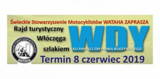 Włóczęga szlakiem Wdy pamięci Zbysława Budzyńskiego – 8.06.2019 r.