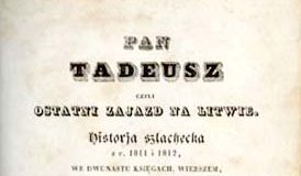 Zapraszamy na czytanie „Pana Tadeusza”