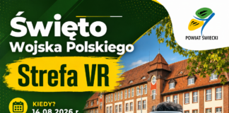 Święto Wojska Polskiego. Strefa VR przed Starostwem Powiatowym w Świeciu